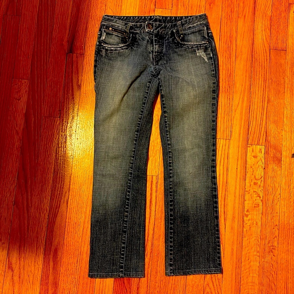Armani Exchange AX Straight Leg Jeans Size 4 Short EUC